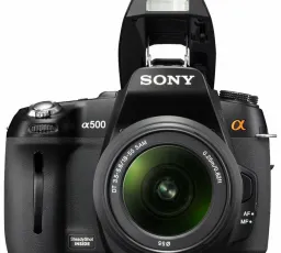 Отзыв на Фотоаппарат Sony Alpha DSLR-A500 Kit: полезный, ёмкий, горизонтальный, ручной