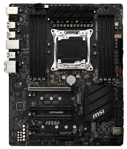 Материнская плата MSI X299 RAIDER, количество отзывов: 3