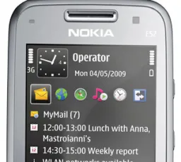 Отзыв на Смартфон Nokia E52: неприятный, низкий, отвратительный, тонкий