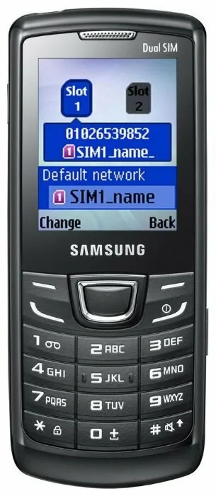 Телефон Samsung E1252, количество отзывов: 21