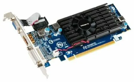 Видеокарта GIGABYTE Radeon HD 5450 700Mhz PCI-E 2.1 512Mb 1600Mhz 64 bit DVI HDMI HDCP, количество отзывов: 1