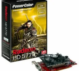 Отзыв на Видеокарта PowerColor Radeon HD 5770 850Mhz PCI-E 2.1 1024Mb 4800Mhz 128 bit DVI HDMI HDCP: низкий, тихий, единственный, шикарный