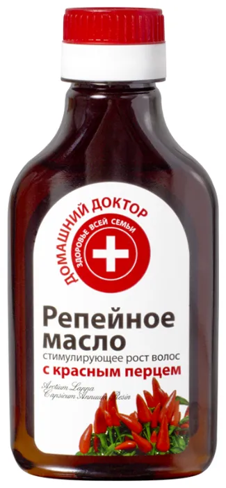 Домашний доктор Репейное масло с красным перцем для волос и кожи головы, количество отзывов: 11