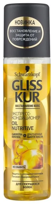 Gliss Kur несмываемый экспресс-кондиционер для волос Oil Nutritive, количество отзывов: 44