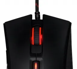 Отзыв на Мышь HyperX Pulsefire FPS HX-MC001A/EE Black USB: отличный, отсутствие, резиновый, четкий
