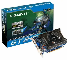 Видеокарта GIGABYTE GeForce GT 240 600Mhz PCI-E 2.0 1024Mb 1600Mhz 128 bit DVI HDMI HDCP, количество отзывов: 1