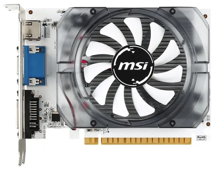 Видеокарта MSI GeForce GT 730 1006Mhz PCI-E 2.0 2048Mb 5000Mhz 64 bit DVI HDMI HDCP V1, количество отзывов: 1