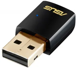 Отзыв на Wi-Fi адаптер ASUS USB-AC51: слабый, миниатюрный, стабильный, синий
