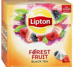 Отзыв на Чай черный Lipton Forest Fruit в пирамидках: неприятный, сплошной, единственный, неудобный