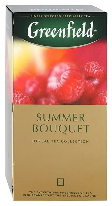 Чайный напиток красный Greenfield Summer Bouquet в пакетиках, количество отзывов: 9