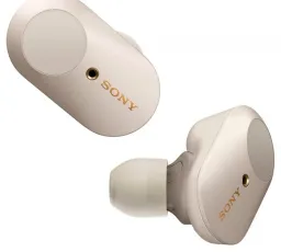 Отзыв на Наушники Sony WF-1000XM3: левый, шумоподавление, белый, адаптивный
