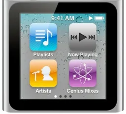 Отзыв на Плеер Apple iPod nano 6 8Gb: красивый, отличный, четкий, быстрый