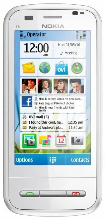 Смартфон Nokia C6-00, количество отзывов: 23