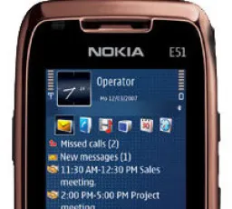 Отзыв на Смартфон Nokia E51: качественный, резиновый, быстрый, стильный