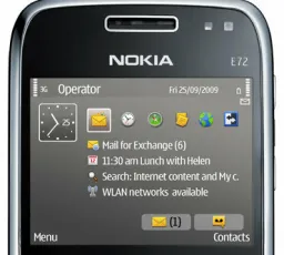 Отзыв на Смартфон Nokia E72: постоянный, похожый, глючный, операционный