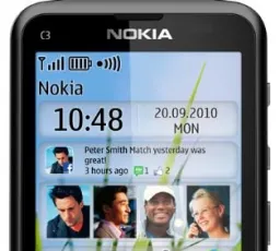Отзыв на Телефон Nokia C3 Touch and Type: громкий, отличный, тонкий, тяжелый