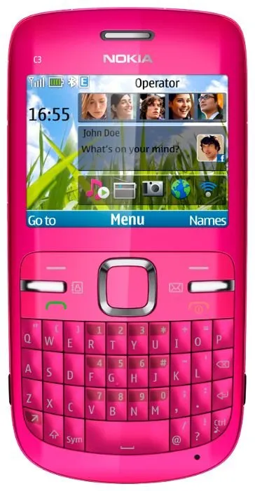 Телефон Nokia C3, количество отзывов: 17
