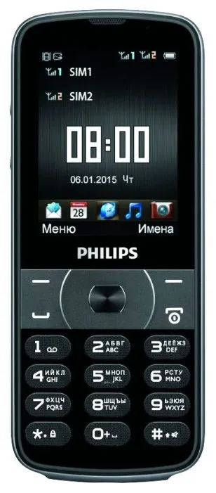 Телефон Philips E560, количество отзывов: 10