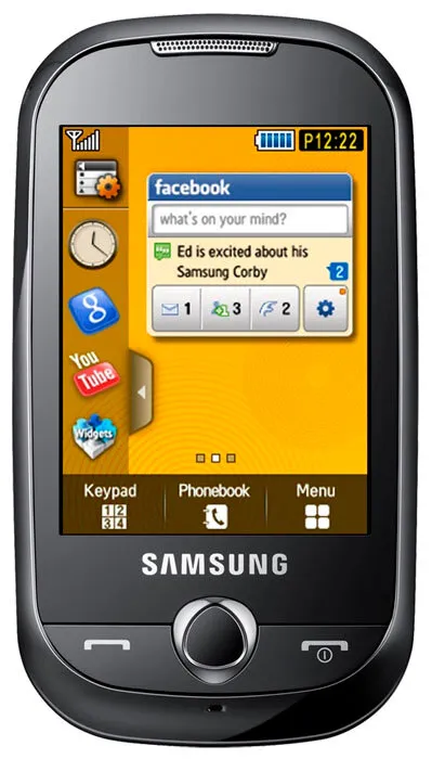 Телефон Samsung Corby S3650, количество отзывов: 28