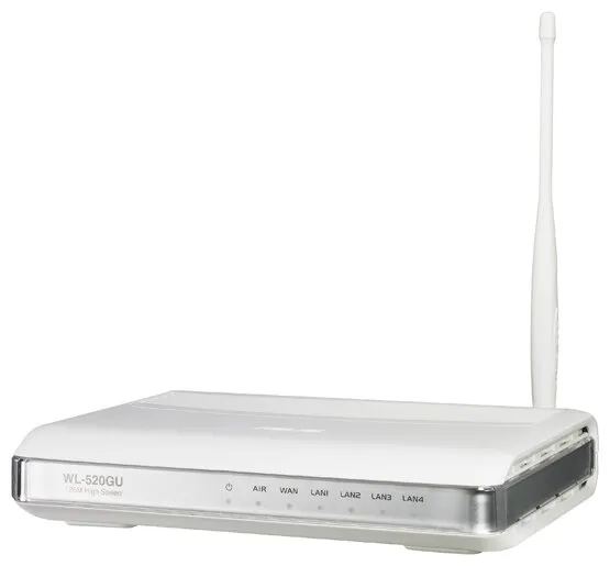 Wi-Fi роутер ASUS WL-520GU, количество отзывов: 9