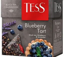 Отзыв на Чай черный TESS Blueberry Tart в пирамидках: хороший, крепкий, вкусный, химический
