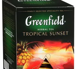 Отзыв на Чайный напиток красный Greenfield Tropical Sunset в пирамидках: вкусный от 21.1.2023 5:55