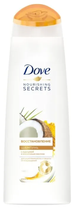 Dove шампунь Nourishing Secrets Восстановление с куркумой и кокосовым маслом, количество отзывов: 8