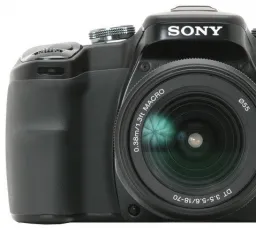Минус на Фотоаппарат Sony Alpha DSLR-A100 Kit: красивый, быстрый, слабый, небольшой