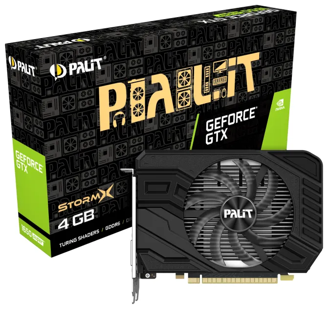 Видеокарта Palit GeForce GTX 1650 SUPER 1530MHz PCI-E 3.0 4096MB 12000MHz 192 bit DVI HDMI DisplayPort HDCP StormX, количество отзывов: 9