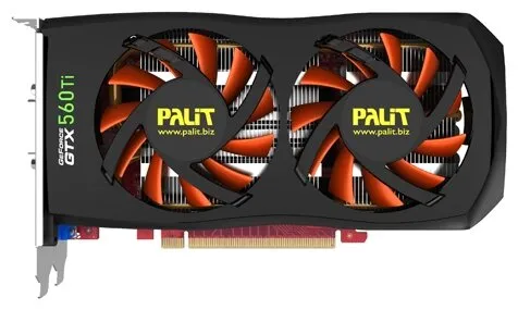 Видеокарта Palit GeForce GTX 560 Ti 822Mhz PCI-E 2.0 2048Mb 4008Mhz 256 bit 2xDVI HDMI HDCP, количество отзывов: 9