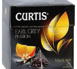 Чай черный Curtis Earl Grey Passion в пирамидках, количество отзывов: 10