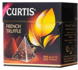 Минус на Чай черный Curtis French Truffle в пирамидках: насыщенный, яркий, чайный, шоколадный