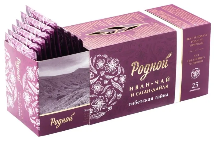 Чай травяной Родной иван-чай Тибетская тайна в пакетиках, количество отзывов: 10