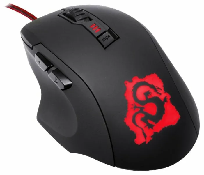 Мышь OKLICK 725G DRAGON Gaming Optical Mouse Black-Red USB, количество отзывов: 10