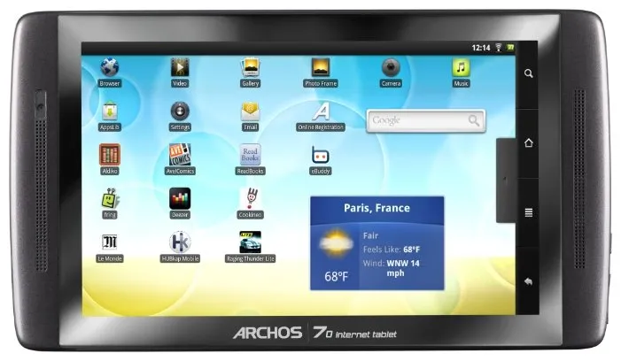 Планшет Archos 70 internet tablet 8Gb, количество отзывов: 10