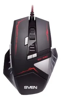 Мышь SVEN GX-990 Gaming Black USB, количество отзывов: 9