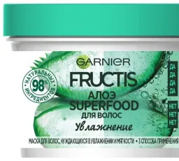 GARNIER Fructis АЛОЭ SUPERFOOD маска для волос, количество отзывов: 10