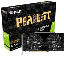 Видеокарта Palit GeForce GTX 1660 SUPER 1530MHz PCI-E 3.0 6144MB 14000MHz 192 bit DVI HDMI DisplayPort HDCP GP, количество отзывов: 8