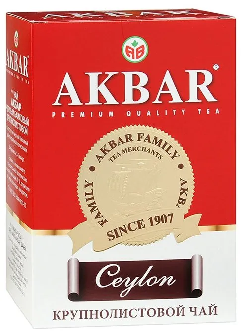Чай черный Akbar Ceylon Tea, количество отзывов: 9