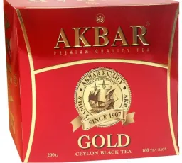 Чай черный Akbar Gold в пакетиках, количество отзывов: 6