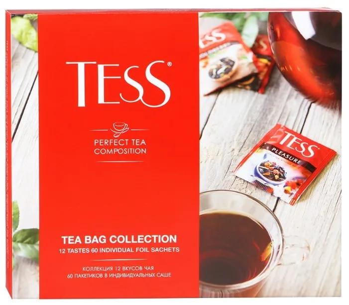 Чай Tess Tea bag collection ассорти в пакетиках подарочный набор, количество отзывов: 10
