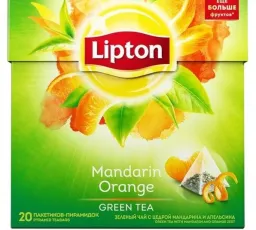 Чай зеленый Lipton Mandarin Orange в пирамидках, количество отзывов: 10