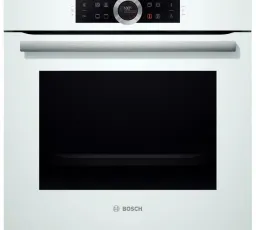 Отзыв на Духовой шкаф Bosch HBG634BW1: высокий, белый, духовой, защитный