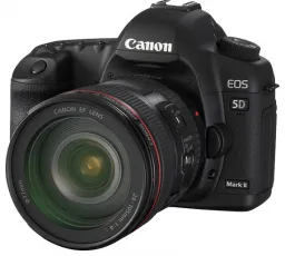 Отзыв на Фотоаппарат Canon EOS 5D Mark II Kit: фирменный, рабочий, шумный, центральный