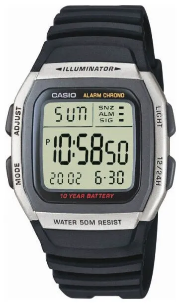 Наручные часы CASIO W-96H-1A, количество отзывов: 10
