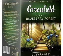 Чай черный Greenfield Blueberry Forest в пирамидках, количество отзывов: 3