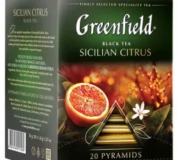 Чай черный Greenfield Sicilian Citrus в пирамидках, количество отзывов: 10