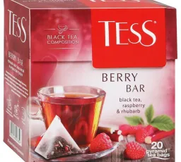 Чай черный Tess Berry bar в пирамидках, количество отзывов: 10