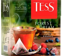 Отзыв на Чай черный Tess Forest dream в пирамидках: вкусный от 7.4.2023 5:30