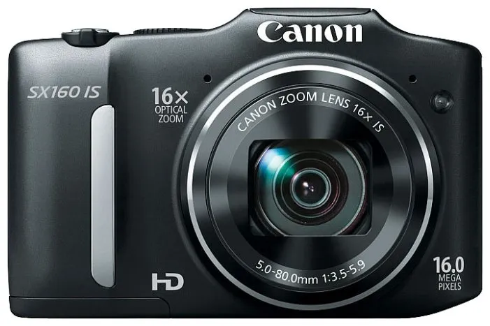 Компактный фотоаппарат Canon PowerShot SX160 IS, количество отзывов: 10